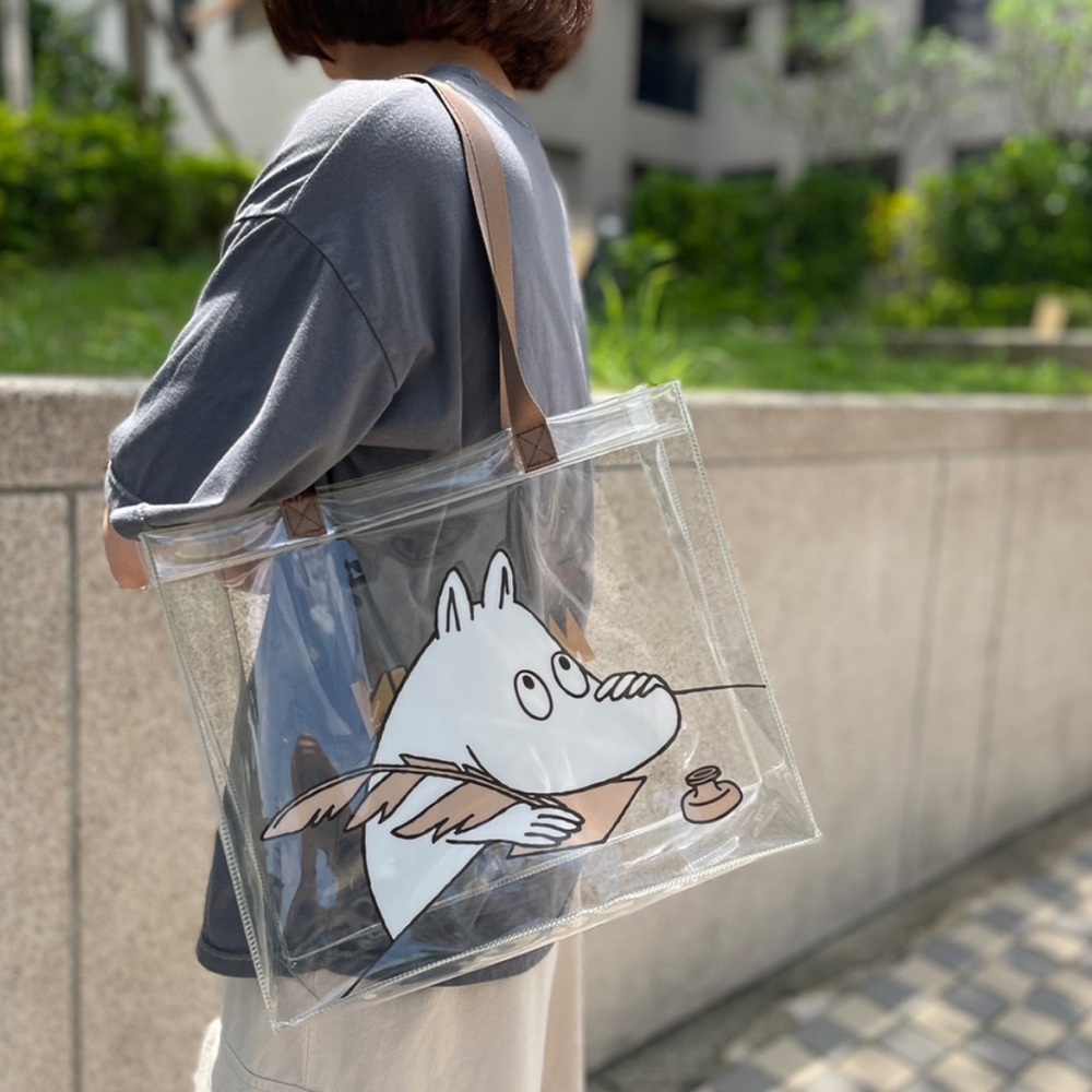 Moomin PVC Transparent Tote Bag